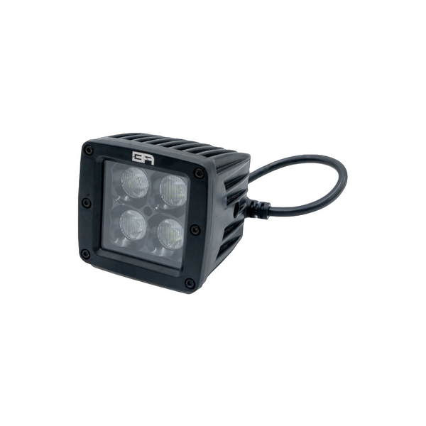 Blackout LED Cube Flood Light – 4,050 Lumens Spot Beam (Pair)