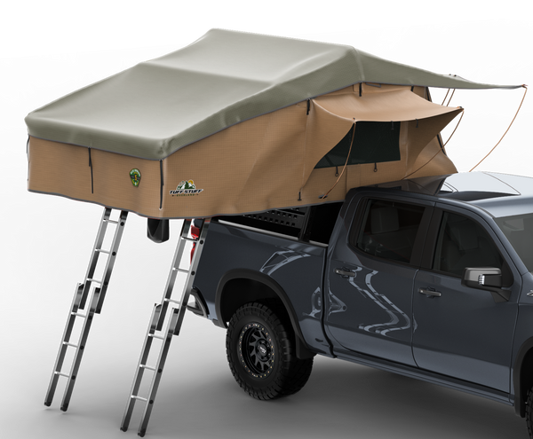 Elite Rooftop Tent Includes Annex Room, 4-5 Person, Tan